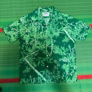 Vintage Hawaiian shirt, button-down altogether, Hawaii Mark, Christopher LTD M